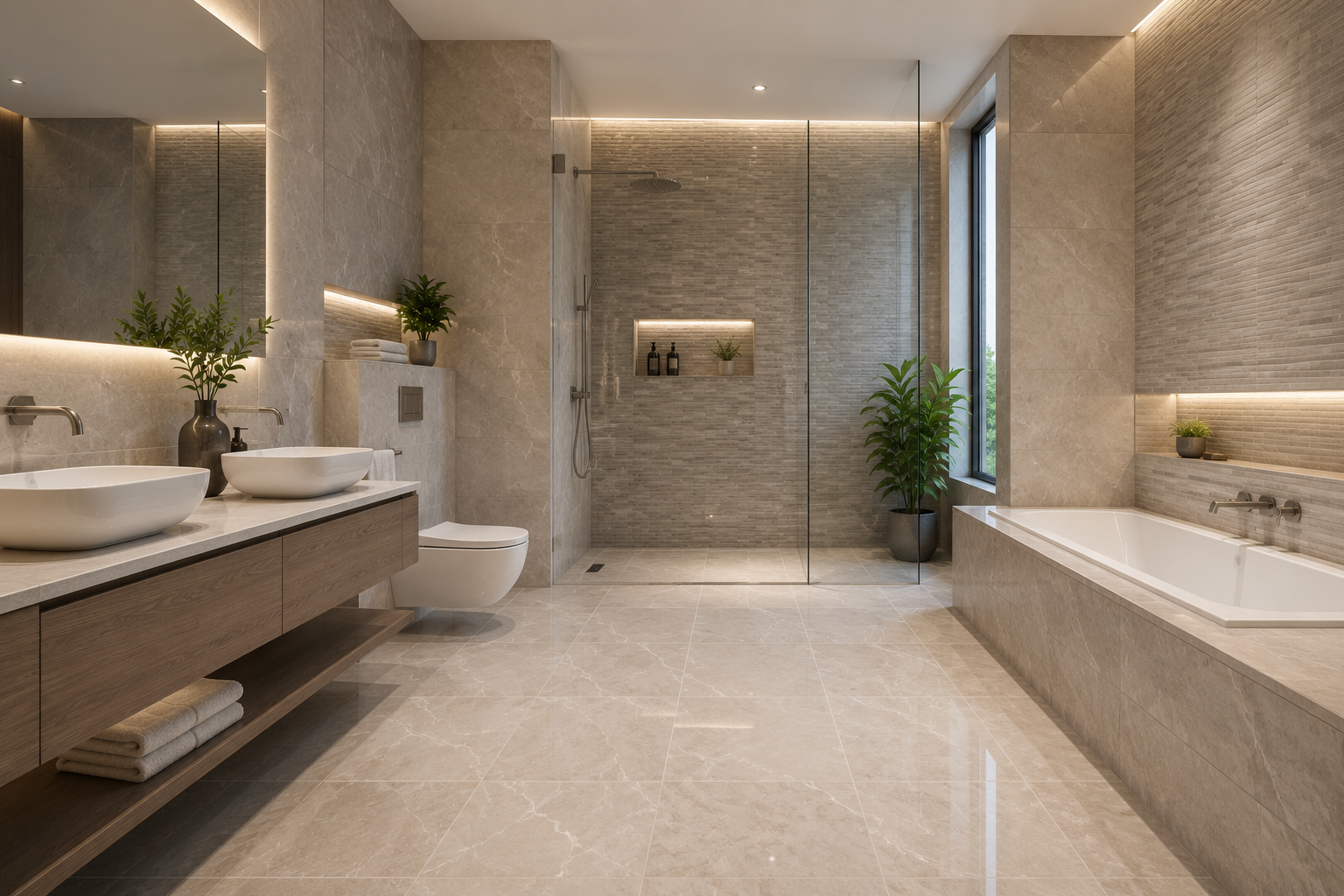 Floor and Wall Tiling Works Dubai