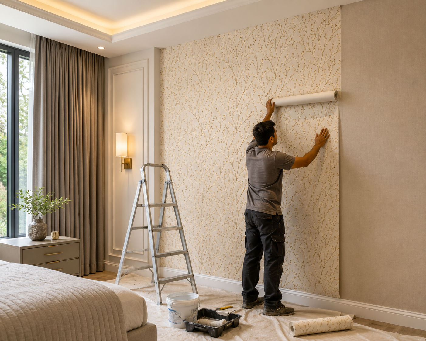 Wallpaper Fixing Works Dubai